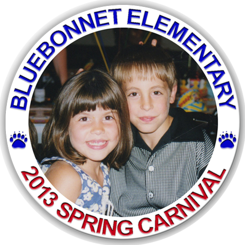 Bluebonnet Button