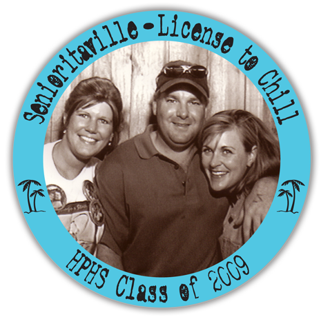 black and white photo button